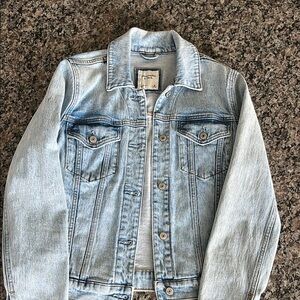 Abercrombie & Fitch Light Blue Denim Jacket